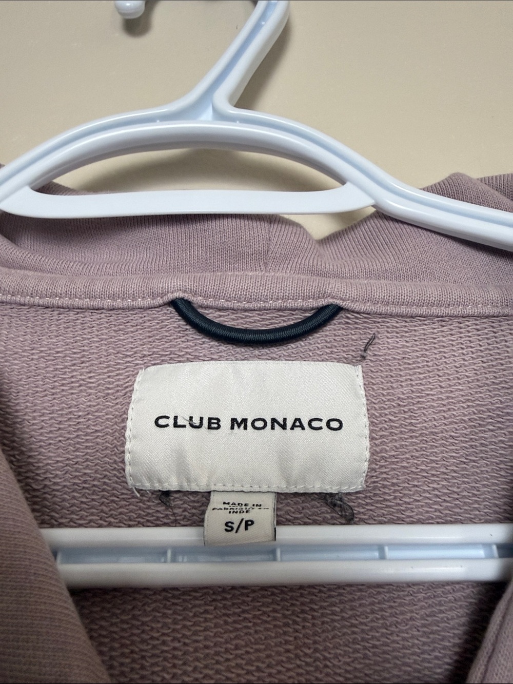 Club Monaco Hoodie Women’s Size Small Cotton Pullover - Picture 4 of 6